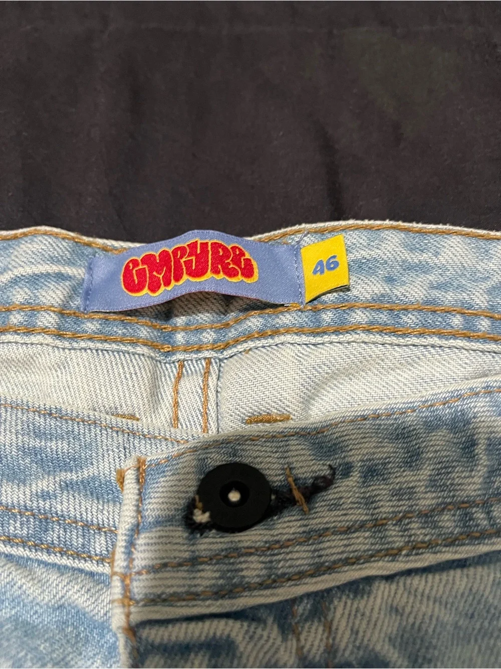 Zumiez Light Blue Relaxed Fit Men's Jeans